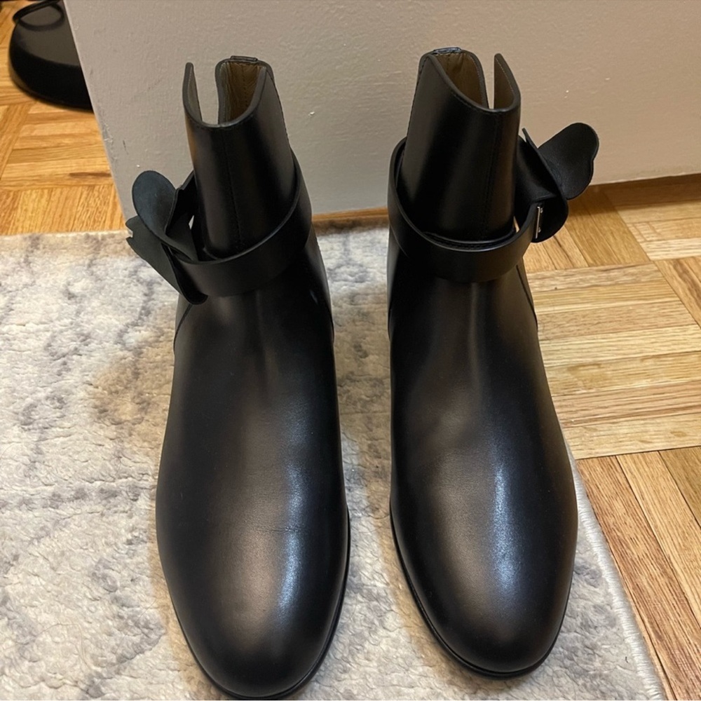 Hermes neo ankle boot black calfskin leather - Picture 5 of 7
